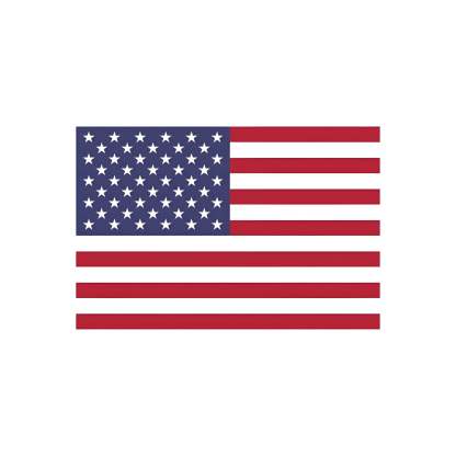 United States Flag - Brass Grommets with Durable Polyester-Globe Flags