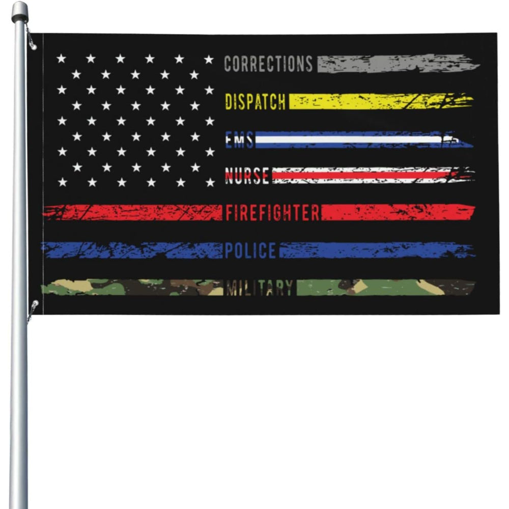 USA Flag - front view with vivid colors