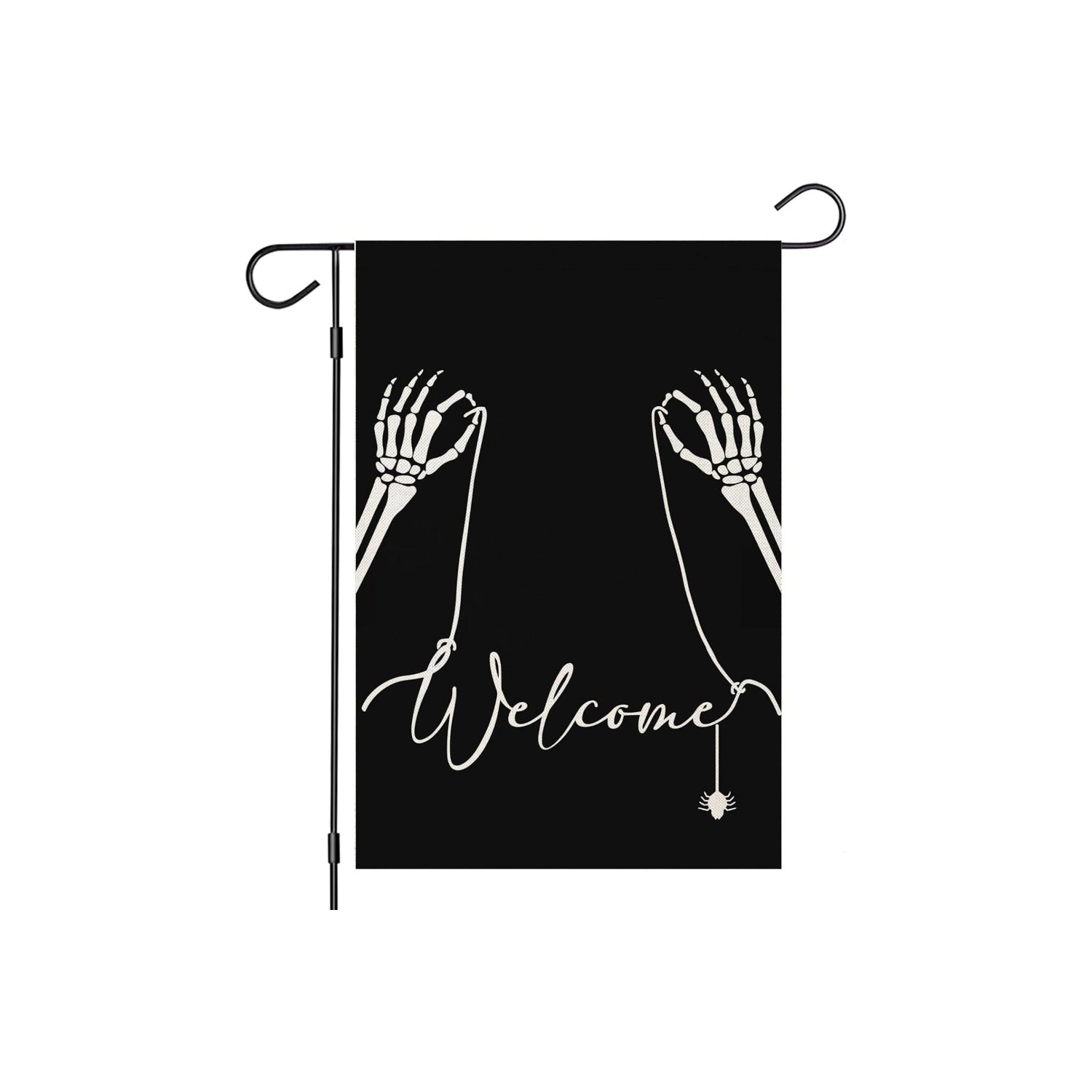 Halloween Themed Welcome Sign Flag-Globe Flags