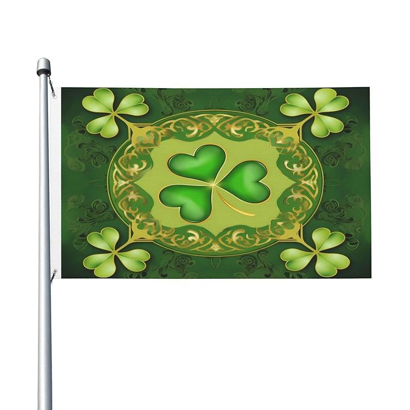 Double Sided Printed Flag close-up showing fabric texture and vivid colors