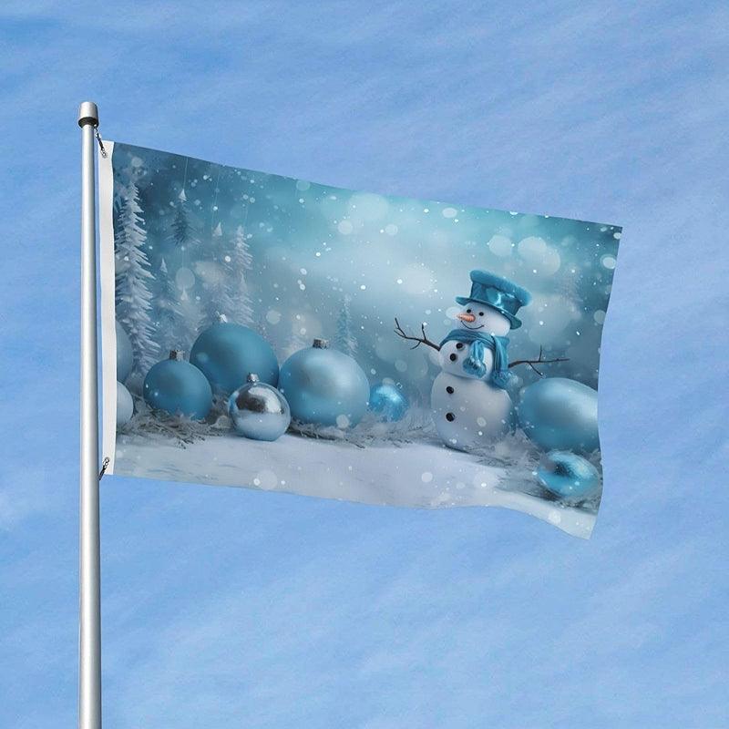 Double Sided Printed Flag with brass grommet hardware detail