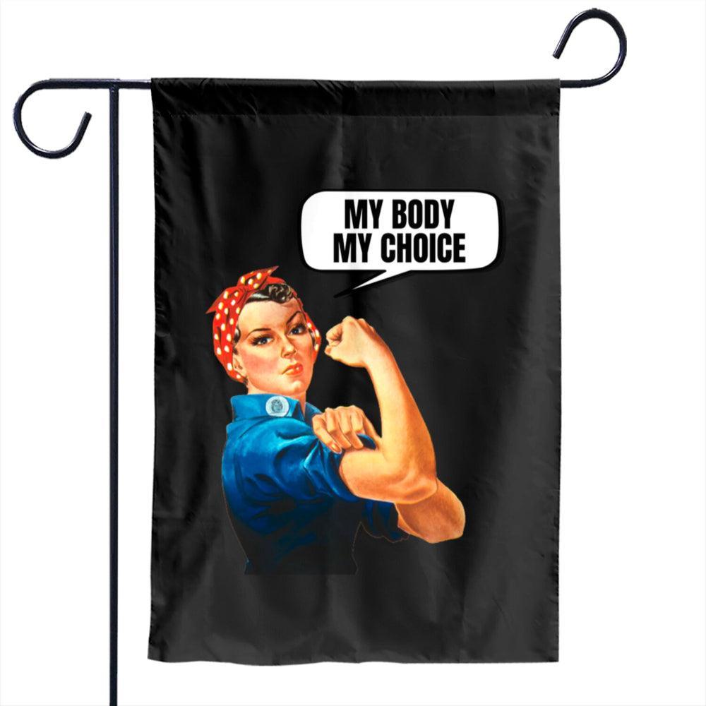 My Body Choice Flag A Bold Voice For Equality Autonomy And Empowerment-Globe Flags