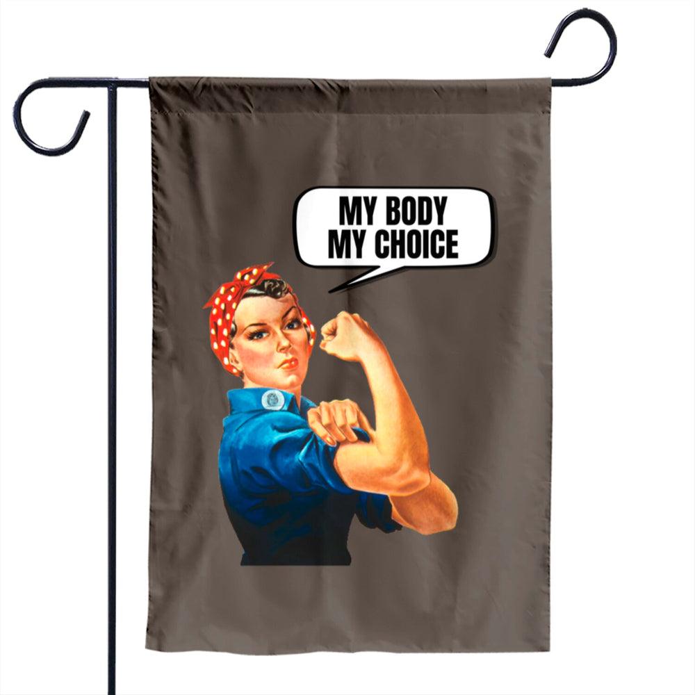 My Body Choice Flag A Bold Voice For Equality Autonomy And Empowerment-Globe Flags