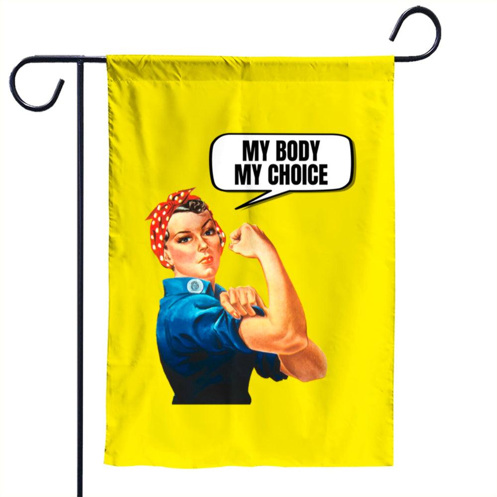 My Body Choice Flag A Bold Voice For Equality Autonomy And Empowerment-Globe Flags