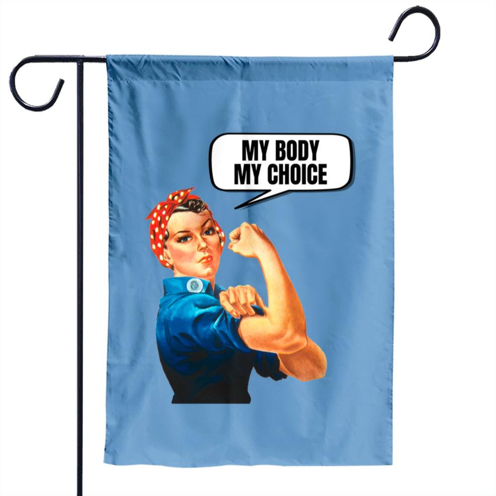 My Body Choice Flag A Bold Voice For Equality Autonomy And Empowerment-Globe Flags