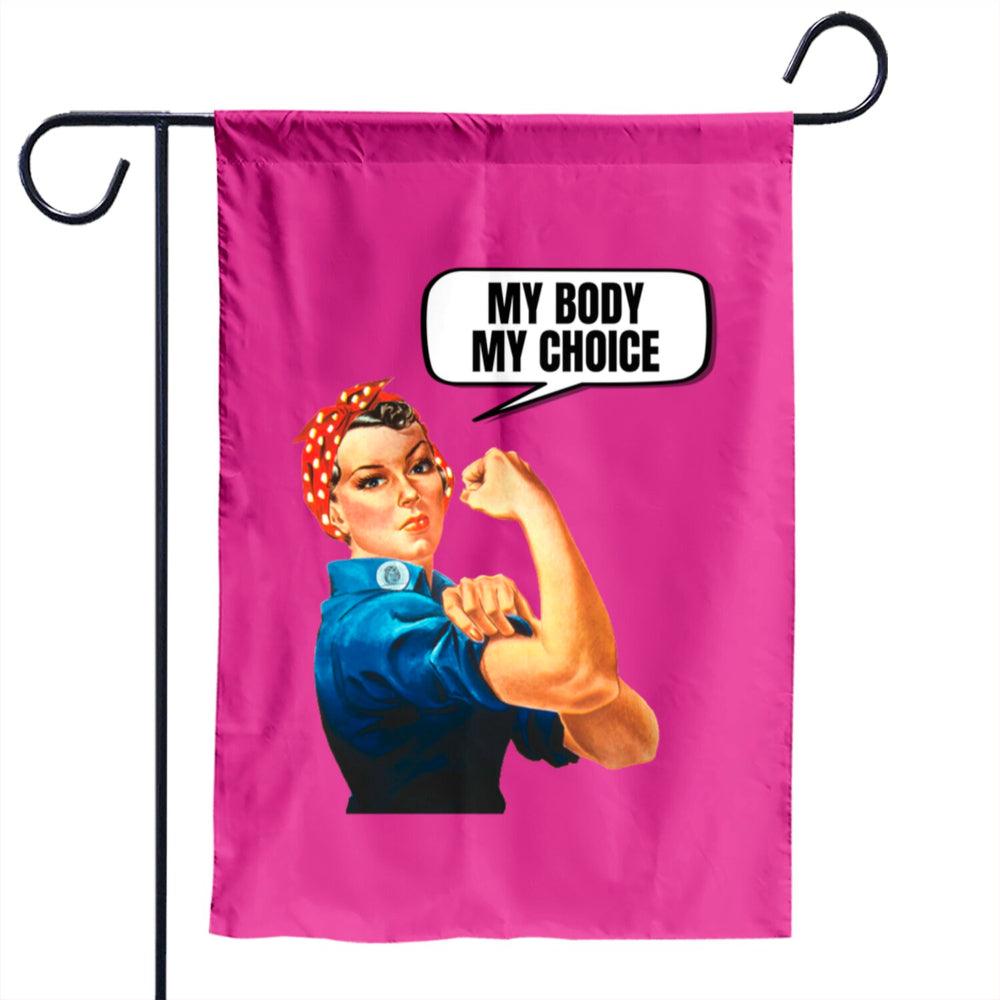My Body Choice Flag A Bold Voice For Equality Autonomy And Empowerment-Globe Flags