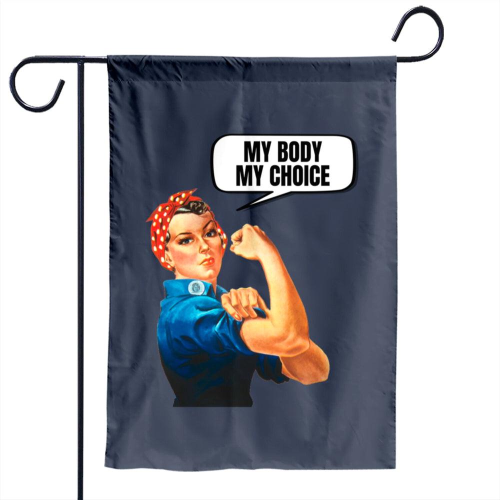 My Body Choice Flag A Bold Voice For Equality Autonomy And Empowerment-Globe Flags