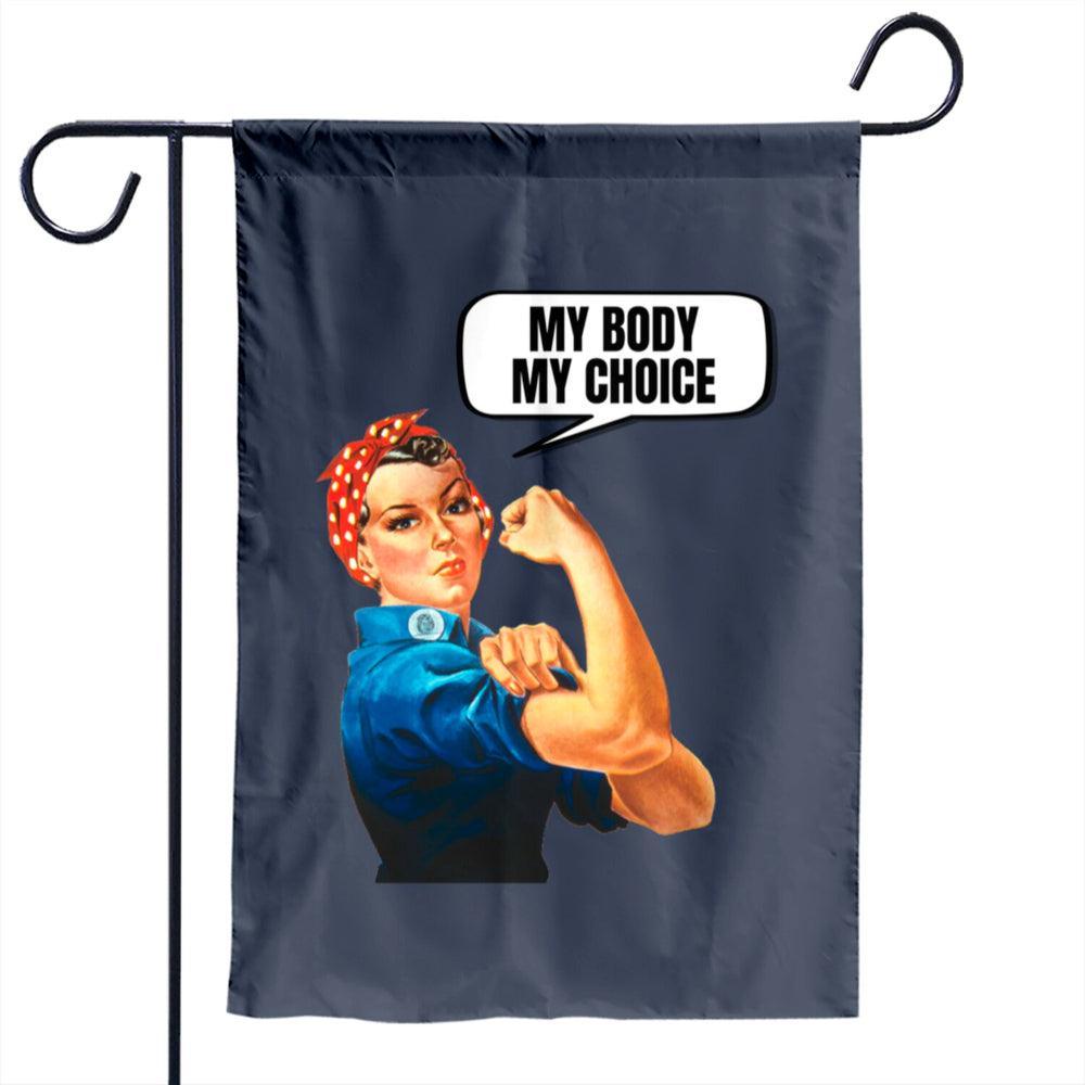 My Body Choice Flag A Bold Voice For Equality Autonomy And Empowerment-Globe Flags
