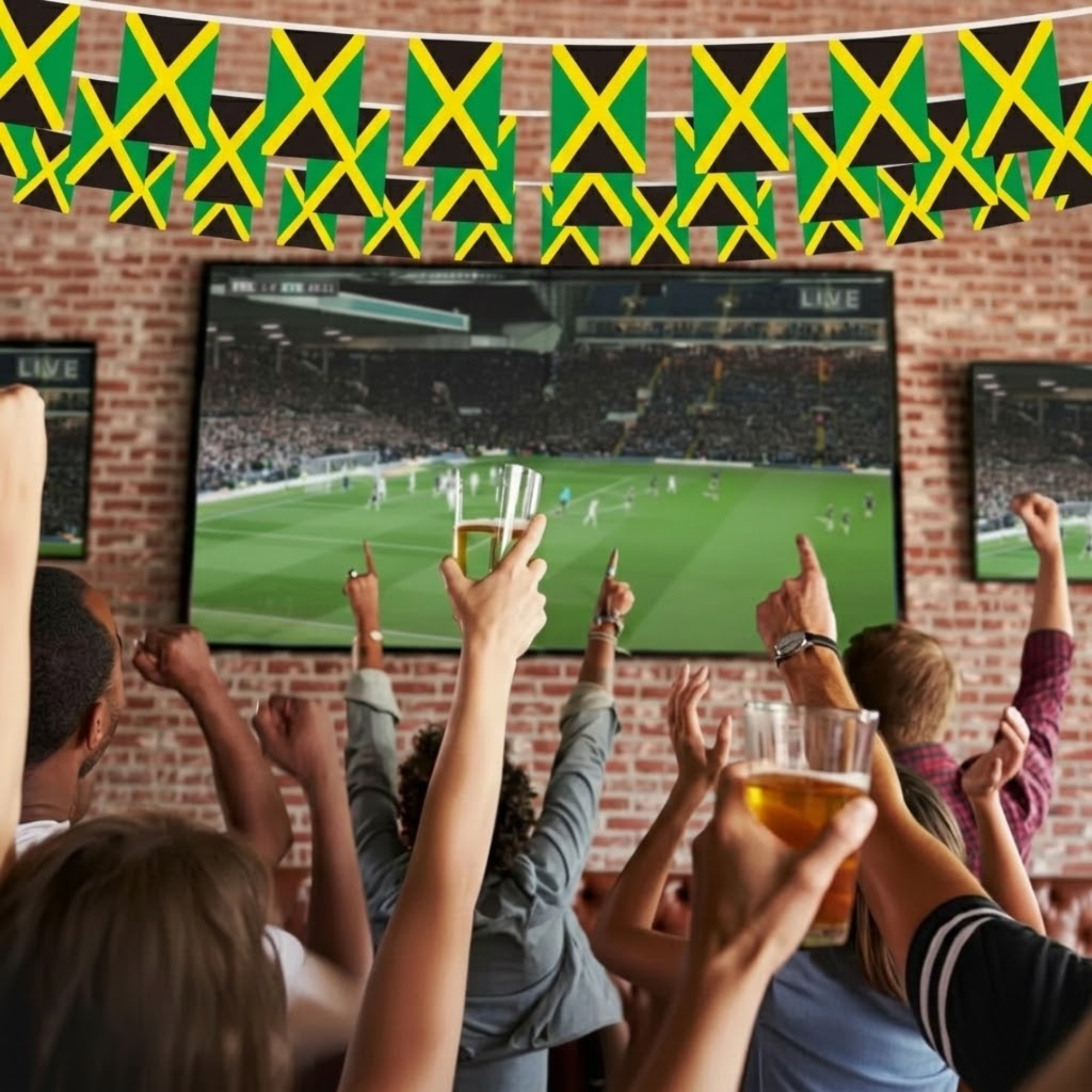 Official FIFA 2026 Jamaica Flag Banner