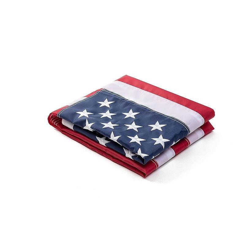 Heavy Duty Embroidered Flag – Durable Outdoor Flag with Brass Grommets-Globe Flags