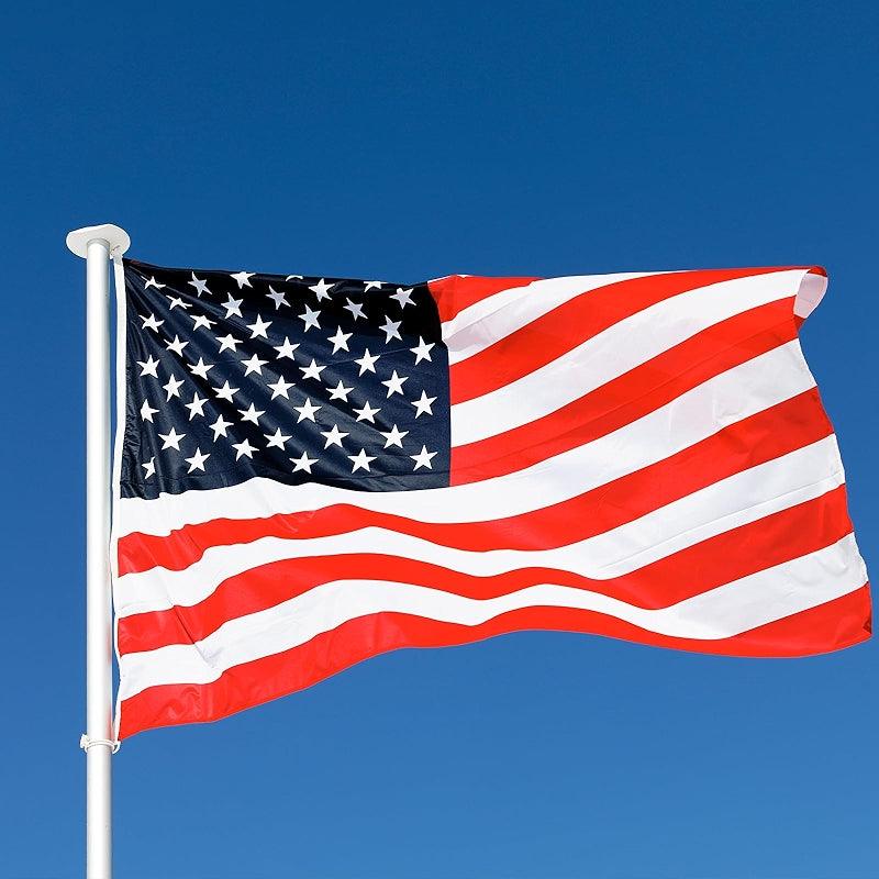 Outdoor Double Sided Flag - front view with vivid colors