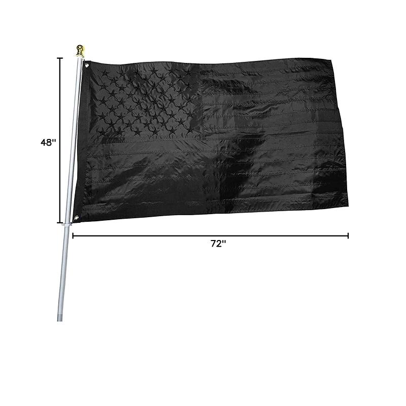 Durable Embroidered USA Flag – Weather Nylon for Outdoor and Indoor flying on outdoor flagpole