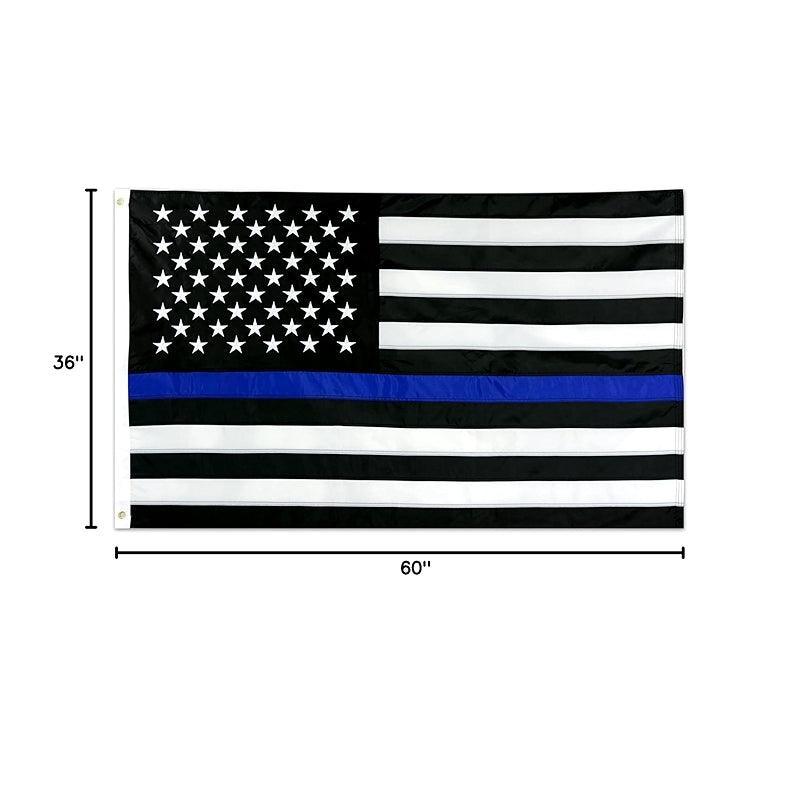 Heavy Duty Flag – Thin Line Tribute Flag for Outdoor-Globe Flags