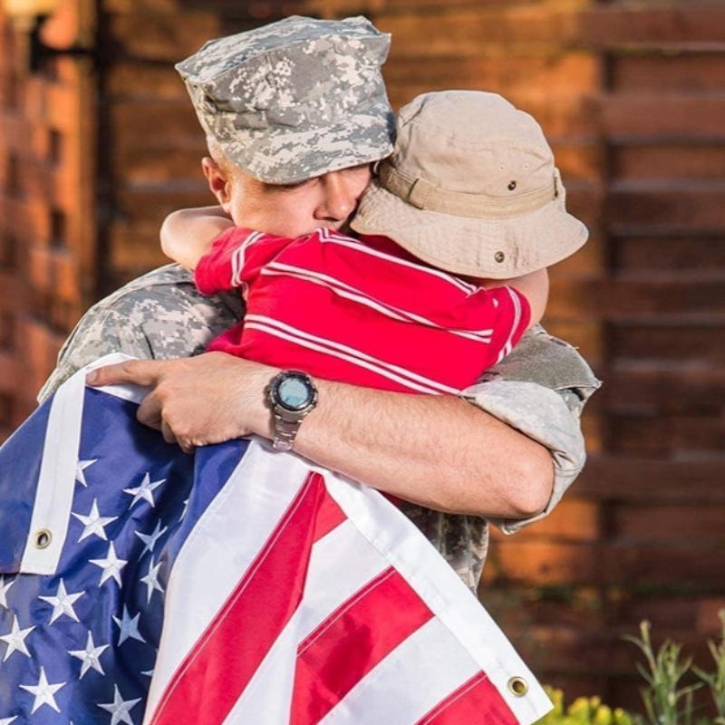 Vivid American Flag – Durable Oxford Nylon with Brass Grommets-Globe Flags