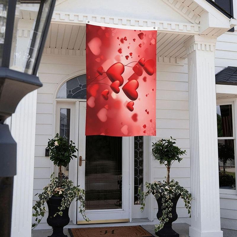 Double Sided Printed Flag close-up showing fabric texture and vivid colors