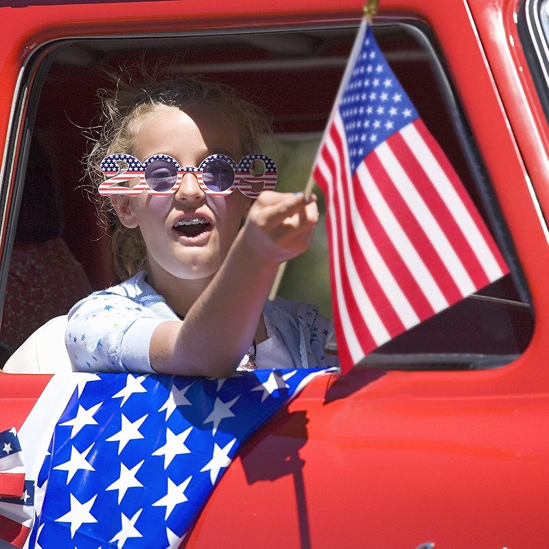 Mini American Flags On Sticks For Celebrations And Decorations