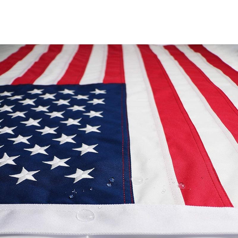 Fade Resistant USA Flag – Heavy-Duty Outdoor Polyester with Embroidered Stars-Globe Flags
