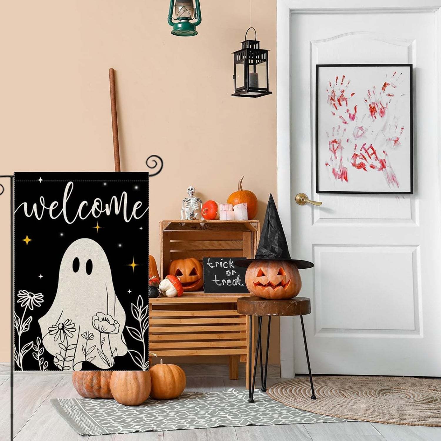 Double Sided Halloween Decorative Flag For Your Garden-Globe Flags