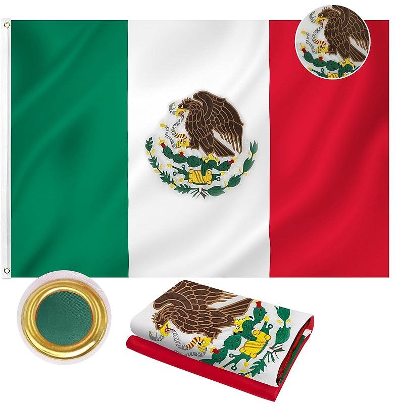 Outdoor Double Sided Flag - displayed outdoors on flagpole