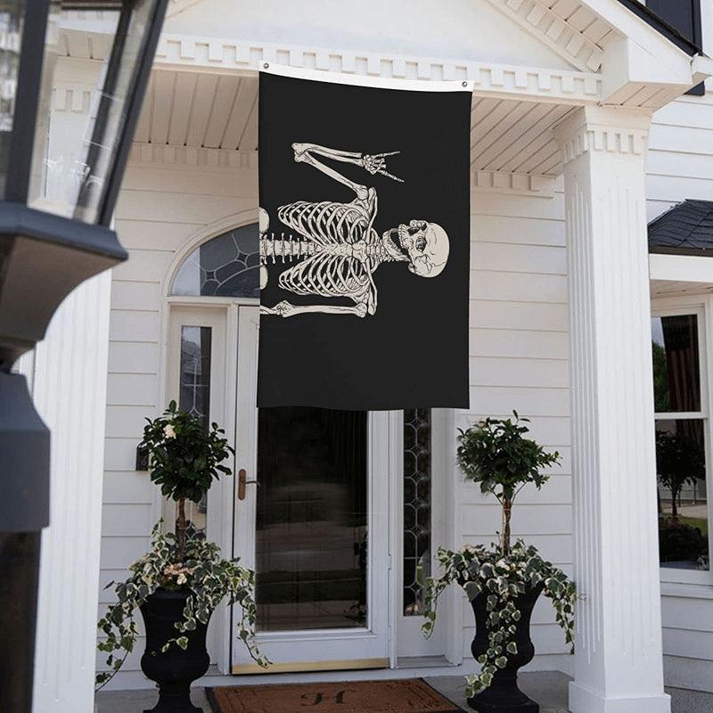 Double Sided Printed Flag with brass grommet hardware detail