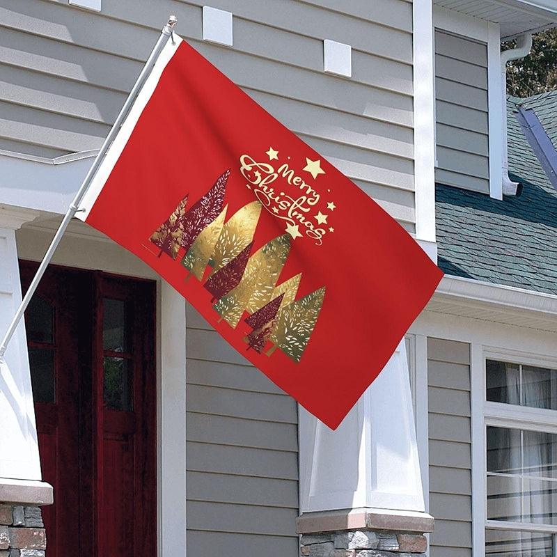 Double Sided Printed Flag close-up showing fabric texture and vivid colors