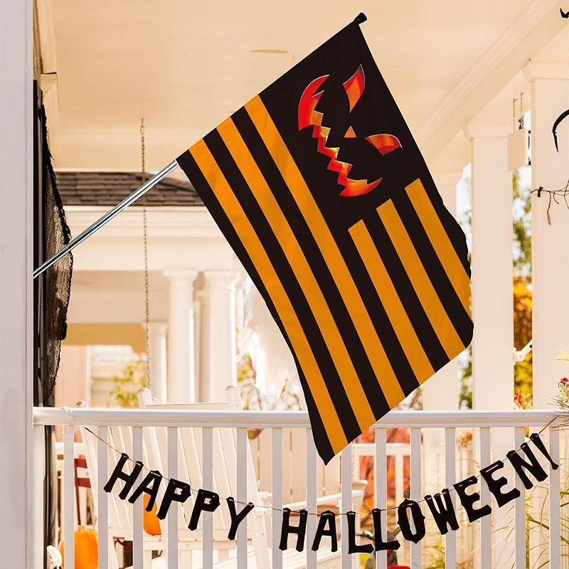 Halloween Outdoor Garden Flag – Weatherproof and Fade-Resistant Design fabric detail and color accuracy