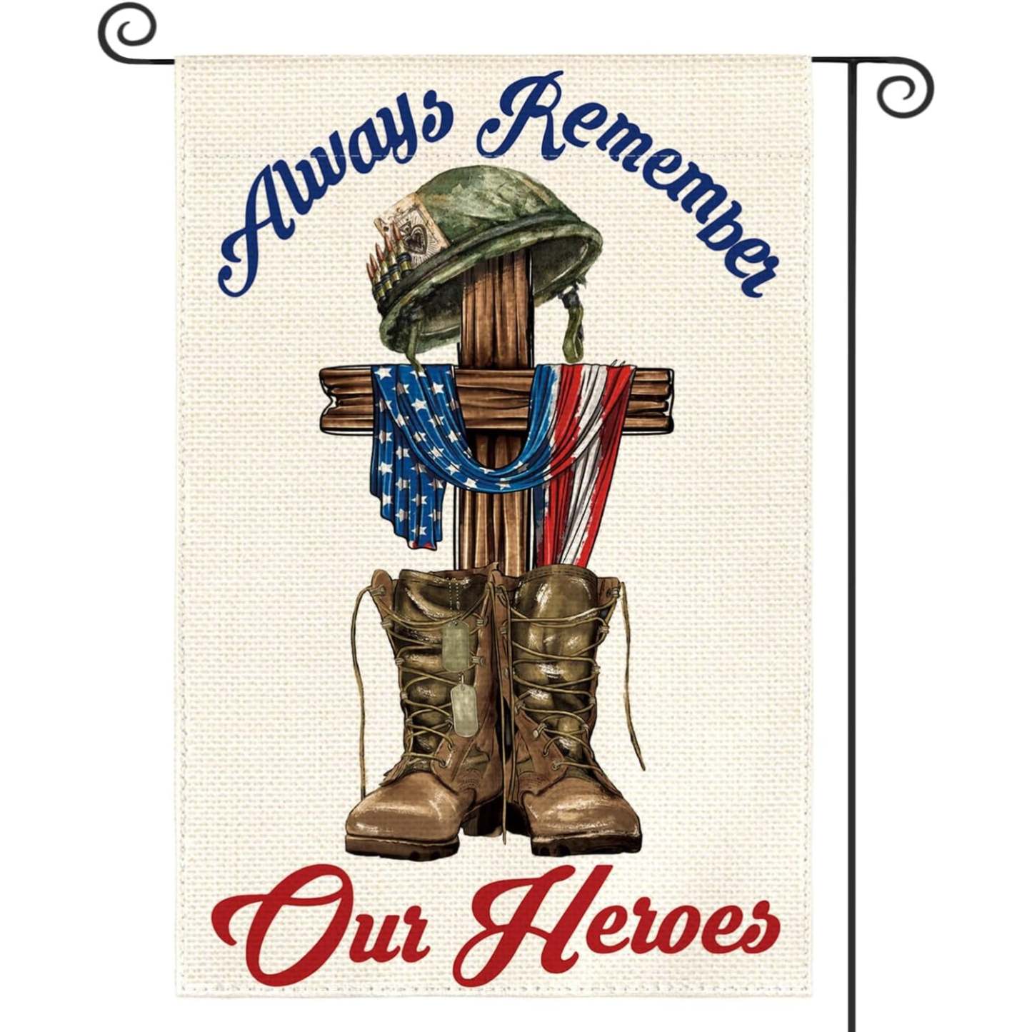 Veteran Yard Outdoor Decoration For Memorial Day-Globe Flags