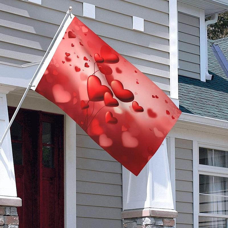 Double Sided Printed Flag with brass grommet hardware detail
