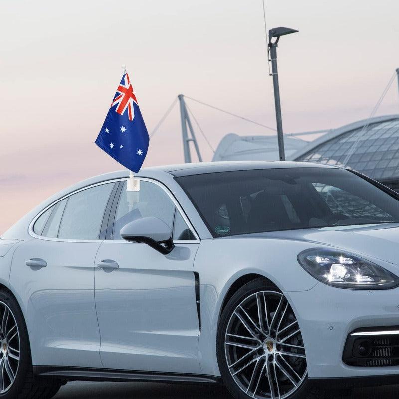 Australia Flag Car Mount Accessory For Vehicles Australia's identity-Globe Flags