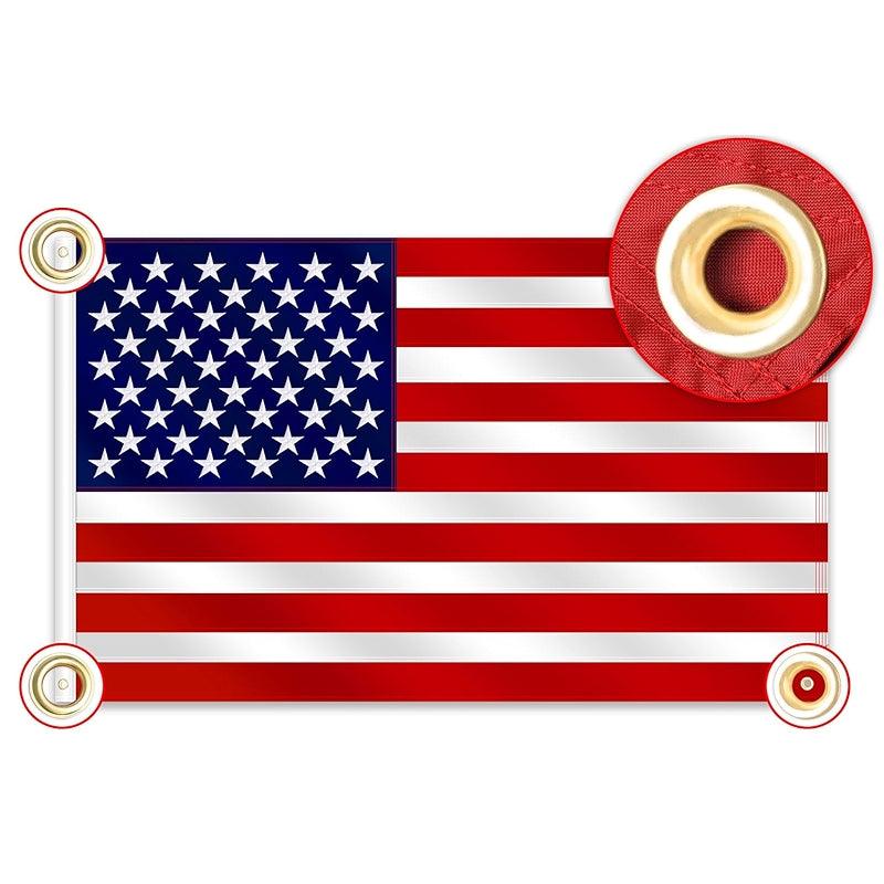 Durable Outdoor American Flag – Nylon with Embroidered Stars-Globe Flags