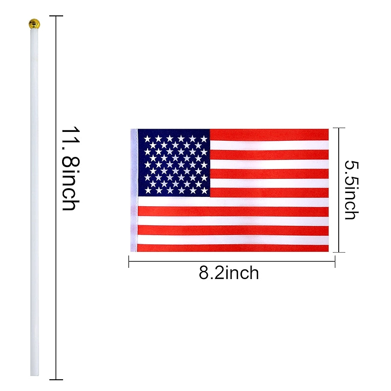 200 Countries International Flags Hand Held Mini Flags