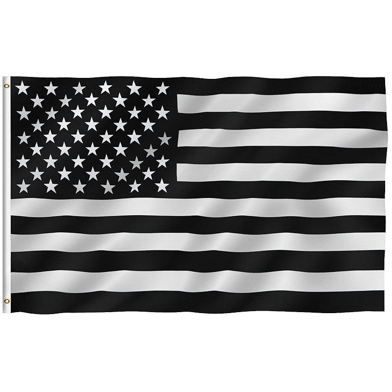 Tribute Thin Line Flag – Durable and Fade-Resistant Patriotic Display close-up showing fabric texture and vivid colors