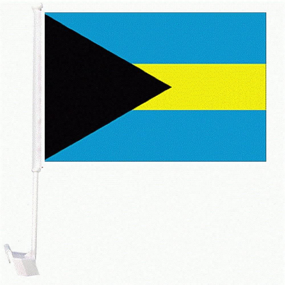 Bahamas Flag For Polyester Car Window Mount 30x45cm-Globe Flags