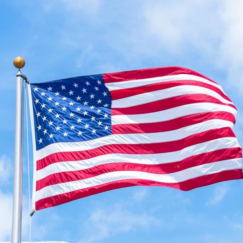 Durable Outdoor American Flag – Nylon with Embroidered Stars-Globe Flags