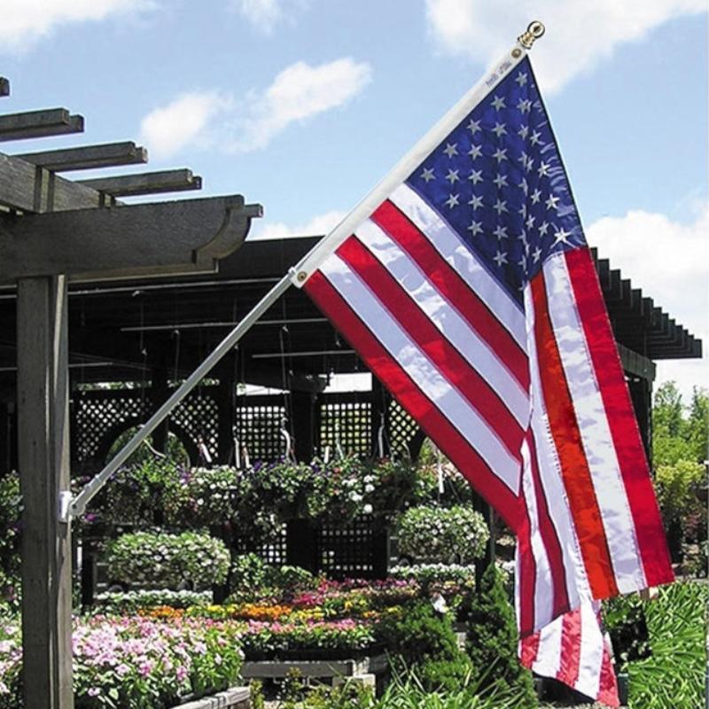 American US Navy Flag – Durable Outdoor Flag with Embroidered Stars with brass grommet hardware detail