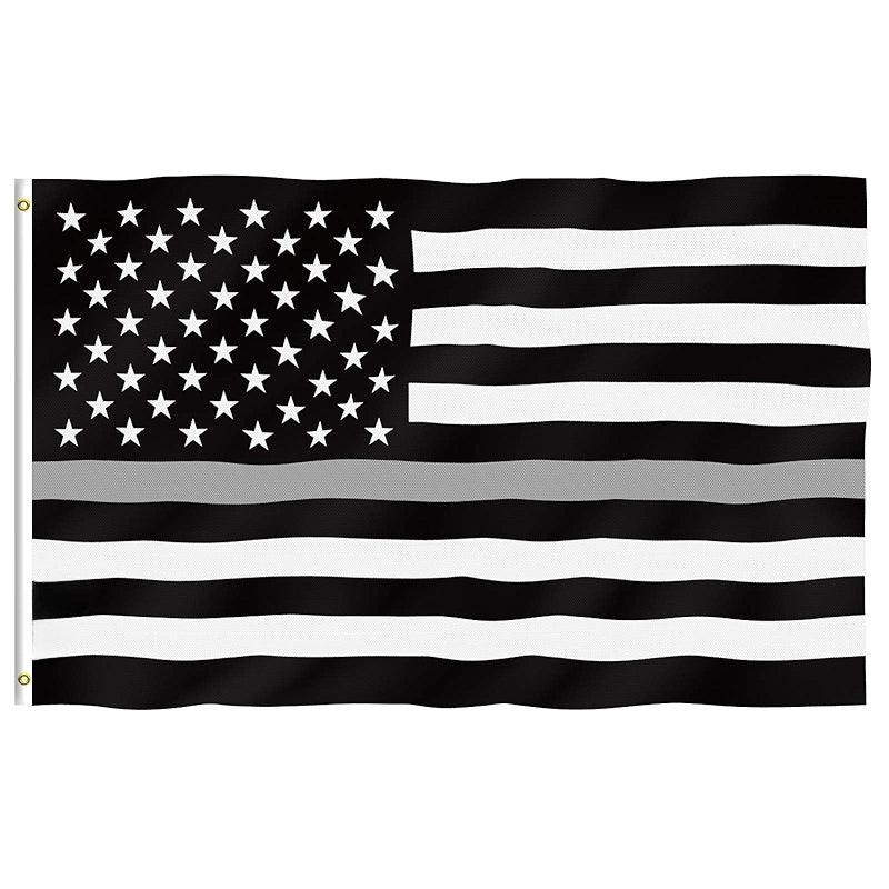 Tribute Thin Line Flag – Durable and Fade-Resistant Patriotic Display-Globe Flags