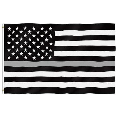Tribute Thin Line Flag – Durable and Fade-Resistant Patriotic Display-Globe Flags