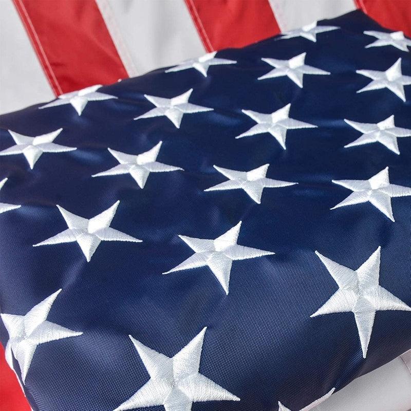 Vivid American Flag – Durable Oxford Nylon with Brass Grommets-Globe Flags