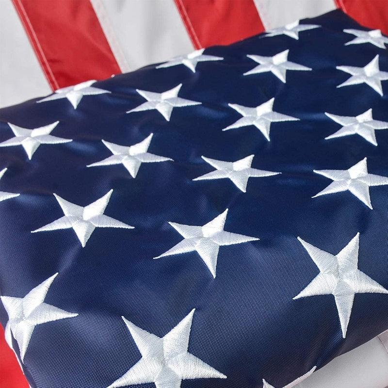 Vivid American Flag – Durable Oxford Nylon with Brass Grommets-Globe Flags