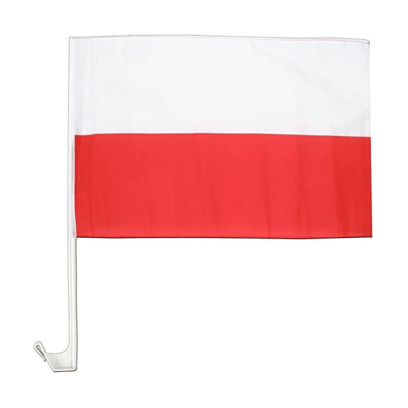 Stylish Poland Car Window Mounted Flag For Home Decor-Globe Flags