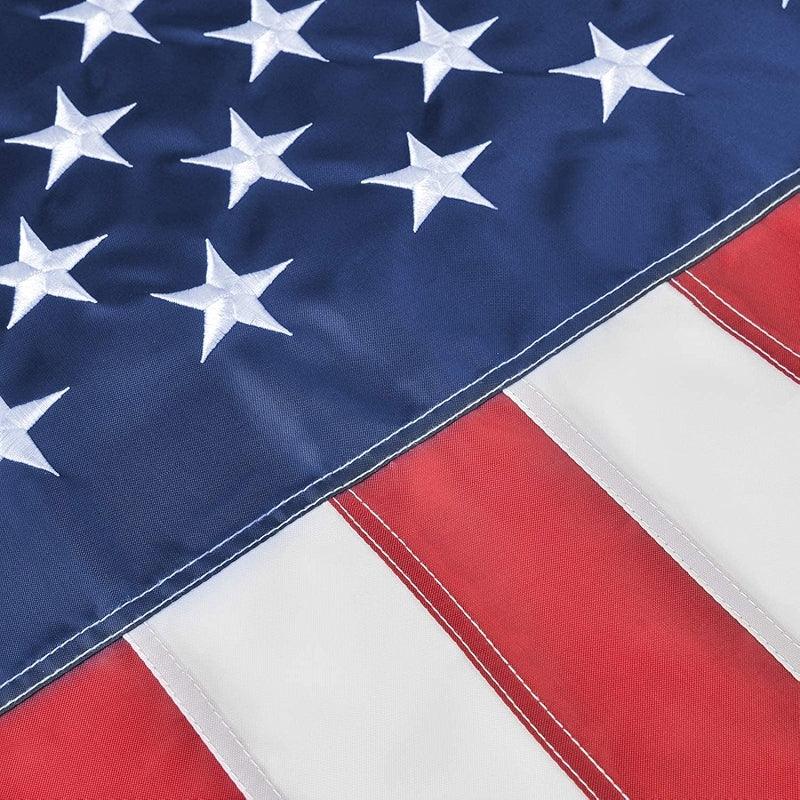 Vivid American Flag – Durable Oxford Nylon with Brass Grommets-Globe Flags