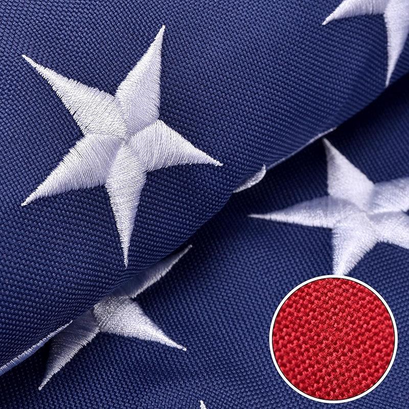 Fade Resistant American Flag – Spun Polyester with Embroidered Stars-Globe Flags