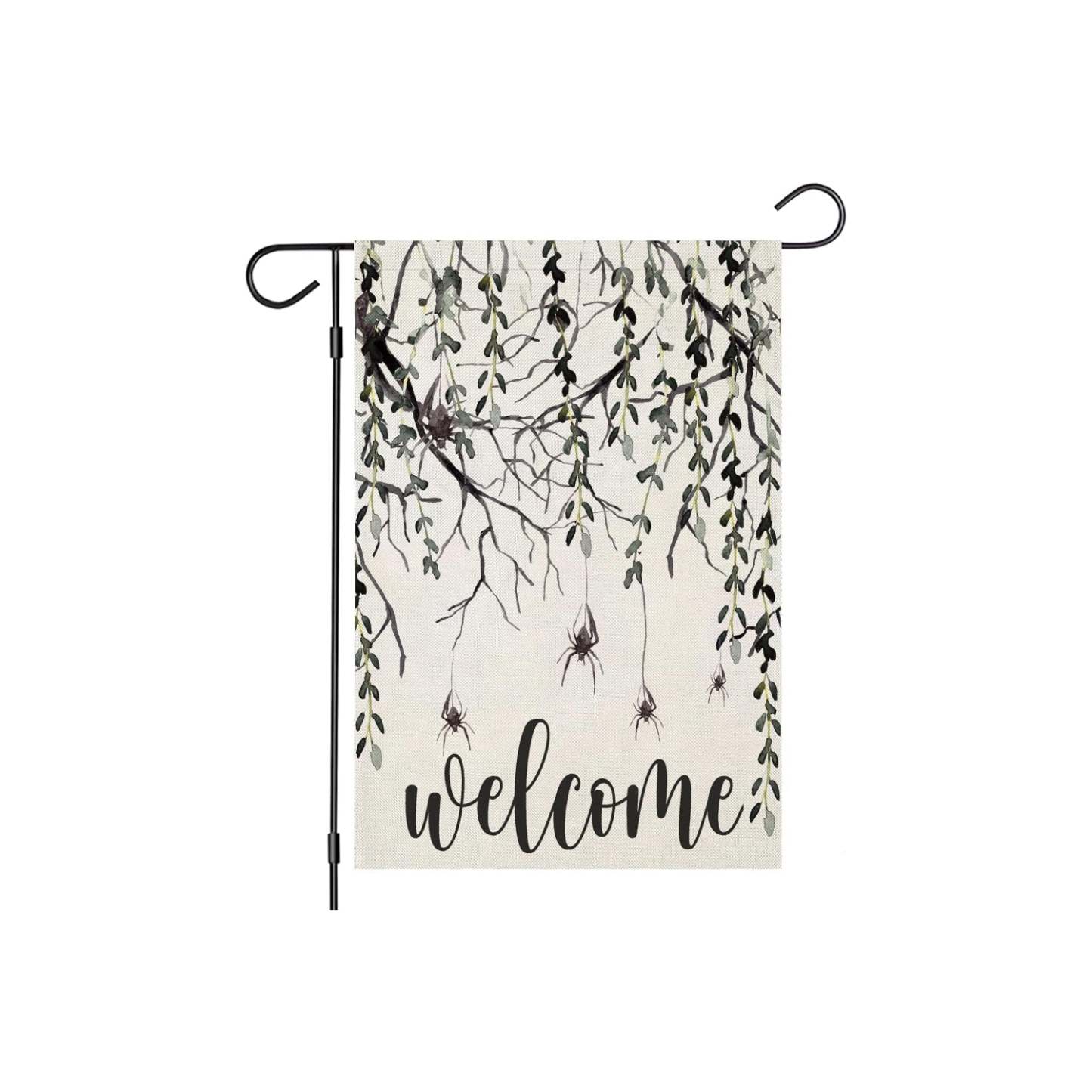 Halloween Welcome Sign Garden Flag-Globe Flags