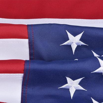 Fade Resistant American Flag – Spun Polyester with Embroidered Stars-Globe Flags