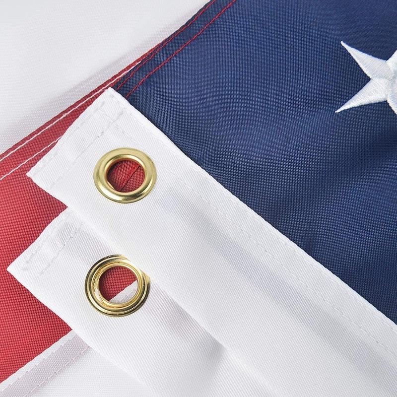 Vivid American Flag – Durable Oxford Nylon with Brass Grommets-Globe Flags