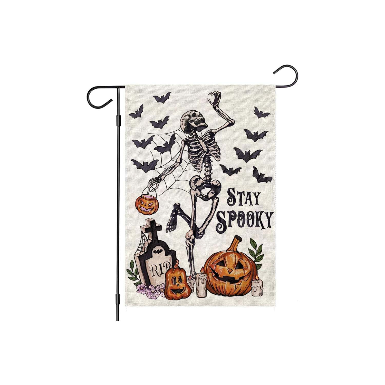 Halloween Garden Flags For Outside Decoration-Globe Flags
