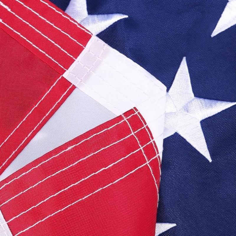 Durable Outdoor American Flag – Nylon with Embroidered Stars-Globe Flags