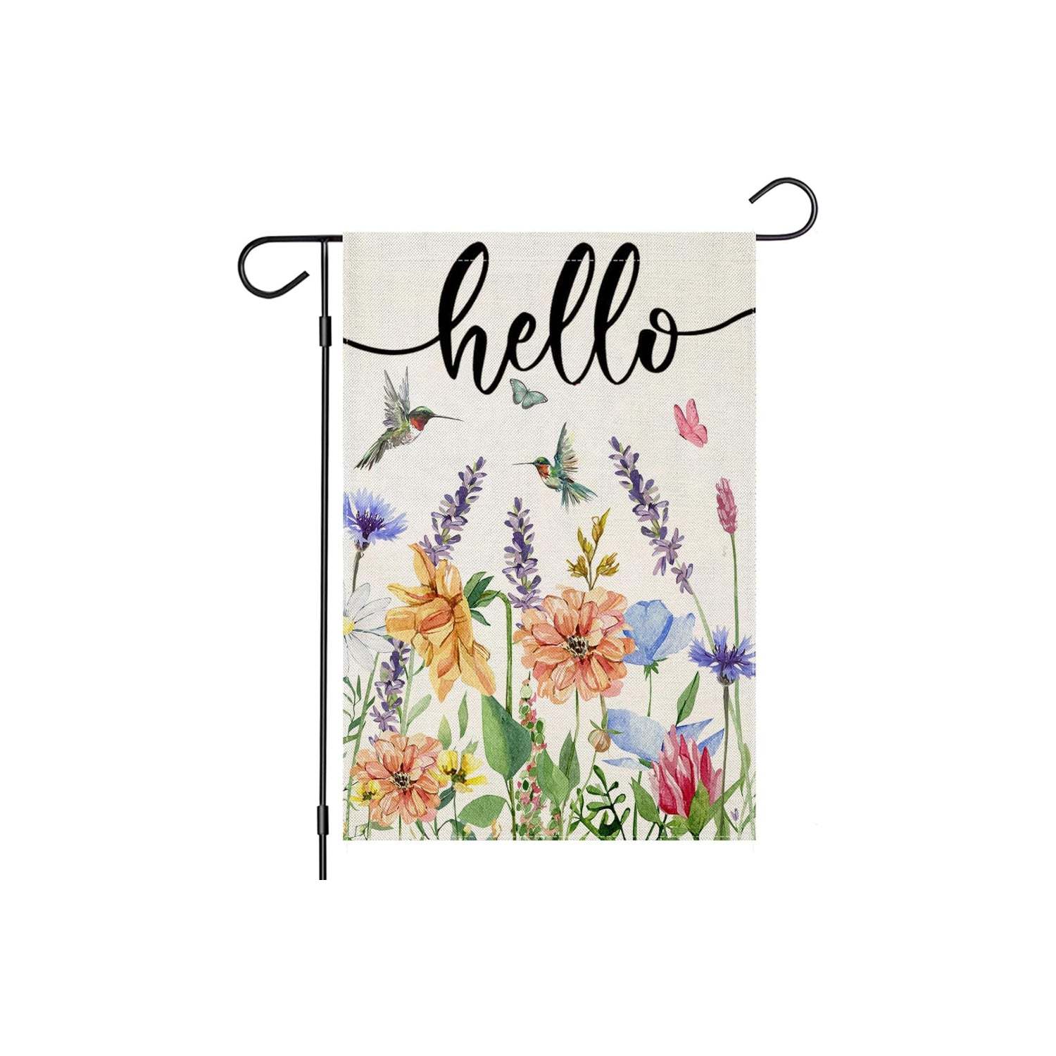 Spring Floral Themed Garden Flag-Globe Flags