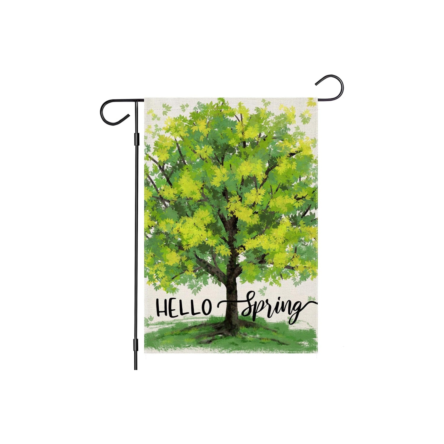 Spring Welcoming Sign Board For Decor-Globe Flags