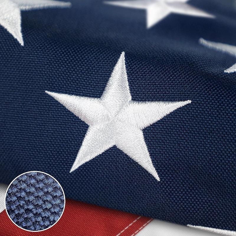 American Heavy Duty Flag – Durable Nylon with Embroidered Stars-Globe Flags